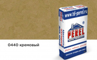 Цветная декоративная затирочная смесь Perel RL кремовая Зима